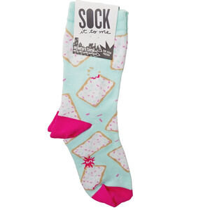 Sock It To Me Crew Women Boy Toaster Pastry Frosting Breakfast Icing NWT NEW
